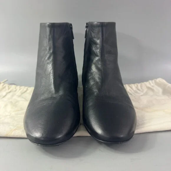 Authentic Balenciaga Leather Studded Accents Boots, Size 38 - Picture 3 of 15